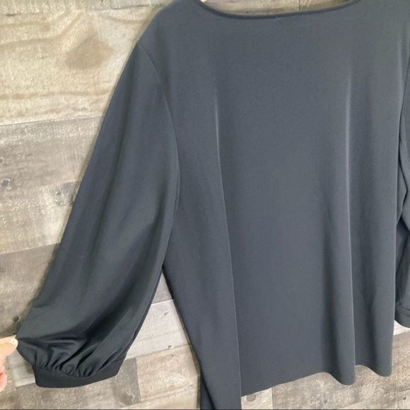 Calvin Klein Balloon Sleeve Pullover Blouse - Picture 5 of 10